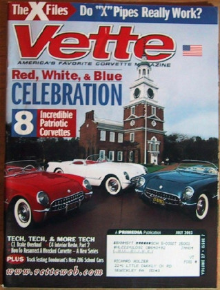 VETTE 2003 JULY - RATHMANN SPEED Z06, ROADSTERS
